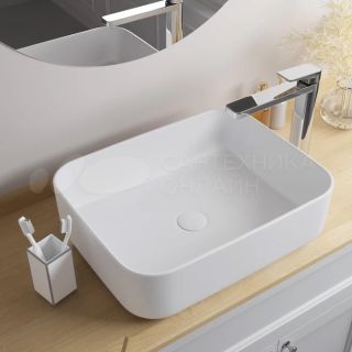 Умывальник IDDIS накладной белый матовый Bridge BRIWM05i27